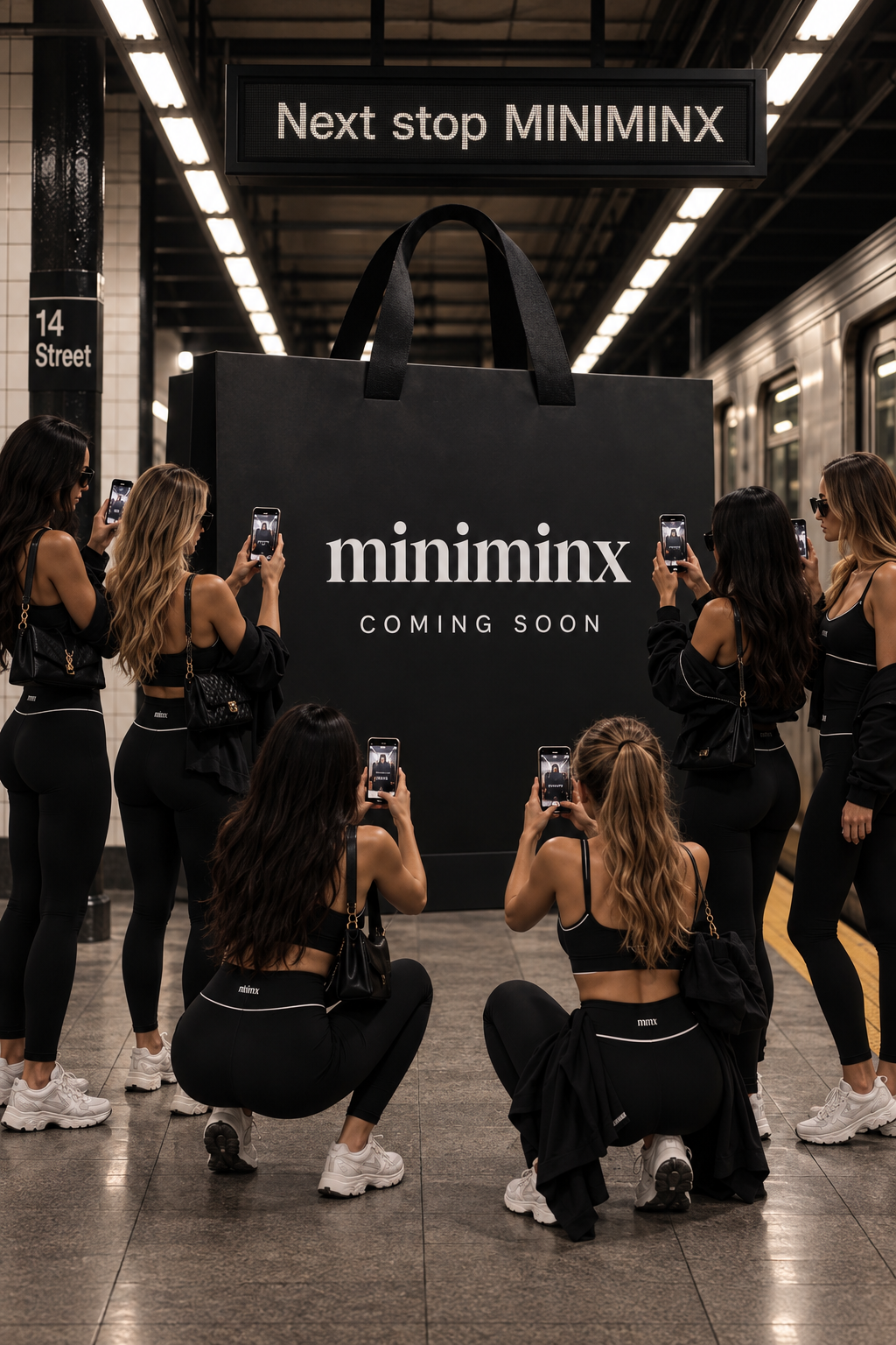 Miniminx Navy Leggings