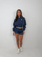 CIERRA miniminx windbreaker + shorts co-ord NAVY